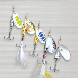 Набір блешень обертових Weida, 5шт/уп, 5,0г